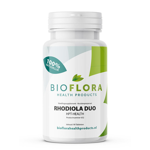 Afbeelding van Rhodiola Duo (Voorheen HPT-Health) 90 Tabletten Bioflora