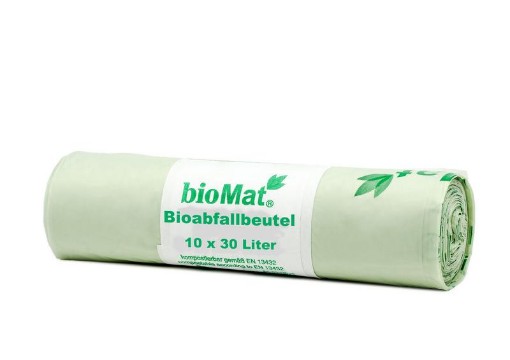 afbeelding van wastebag compostable 30 liter