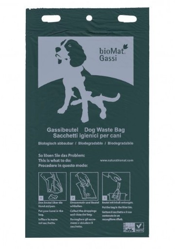 afbeelding van wastebag compost dog 20x36.7cm