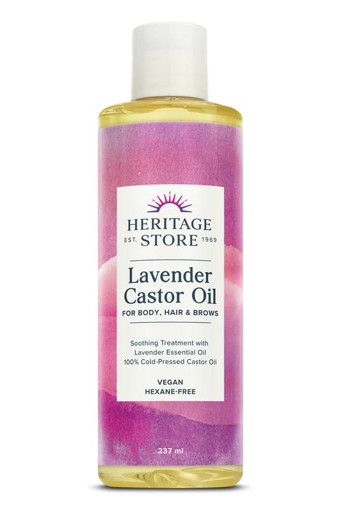 afbeelding van castor oil lavender