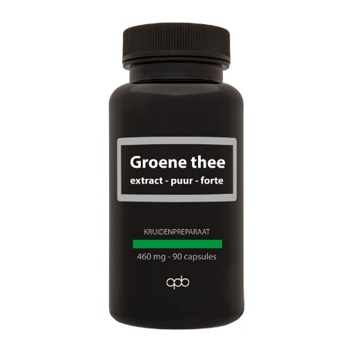 afbeelding van groene thee extract puur