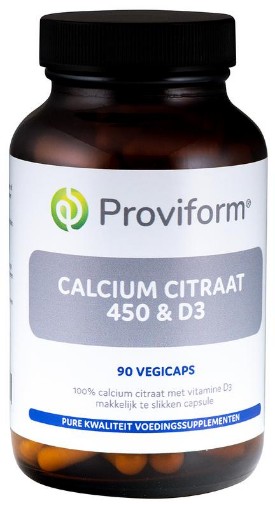 afbeelding van calcium citraat 450 & d3