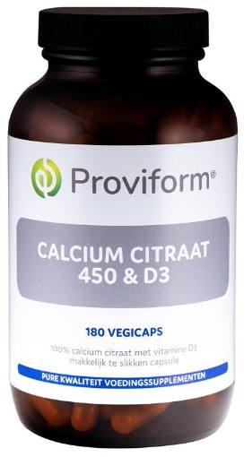 afbeelding van calcium citraat 450 & d3
