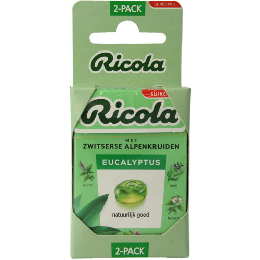 afbeelding van Ricola eucalyptus sv duopak