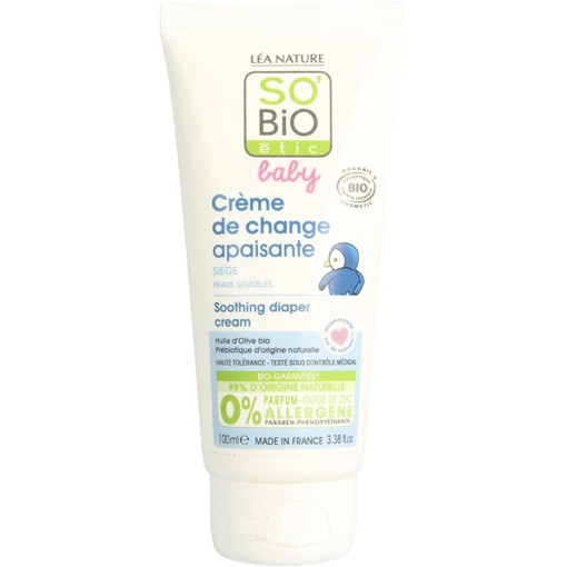 afbeelding van So bio etic baby diaper cream