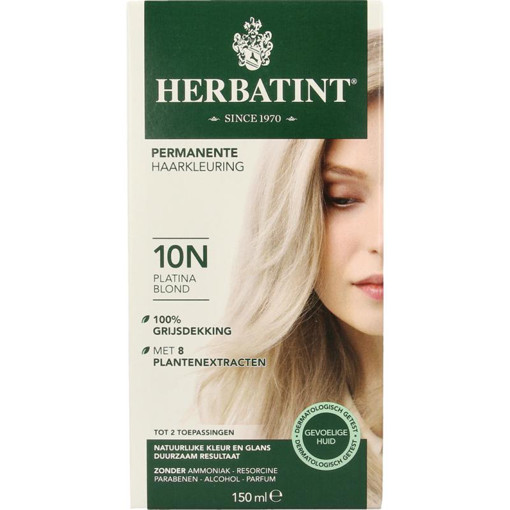 afbeelding van Herbatint 10n platinum blond