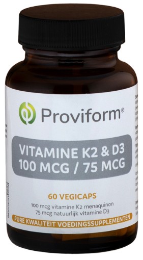 afbeelding van vit k2 100mcg & d3 75mcg