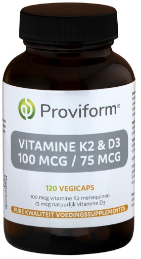 afbeelding van vit k2 100mcg & d3 75mcg
