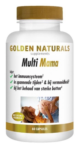 Golden Naturals Multi Strong Gold Mama 60 Vcaps afbeelding