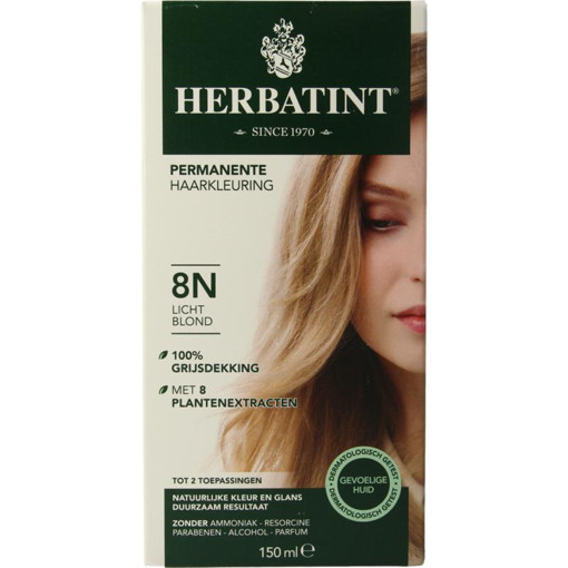 Herbatint 8N Licht Blond 150 ml afbeelding