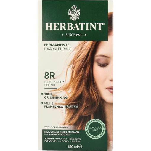 Herbatint 8R Licht Koper Blond 150 ml afbeelding