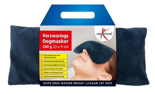afbeelding van Lucovitaal verzwaringsoogmaske