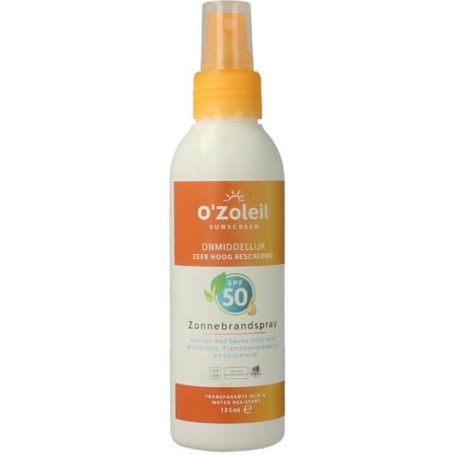 afbeelding van zonnebrandspray spf50