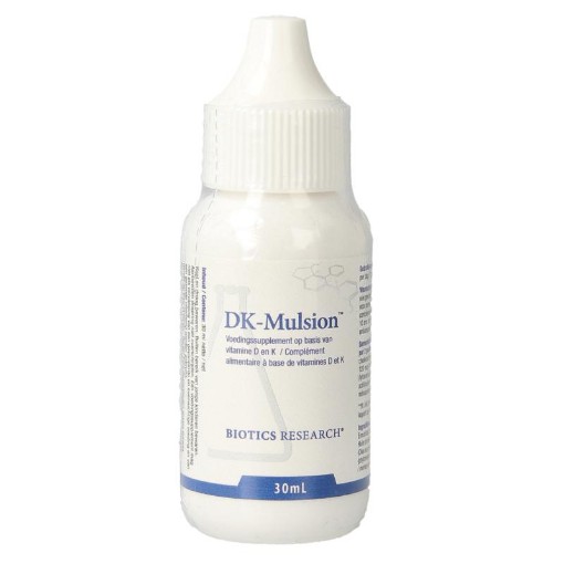 Biotics DK-Mulsion vitamine D3 en K2 druppels 29,6 ml