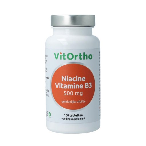 afbeelding van niacine 500mg vto