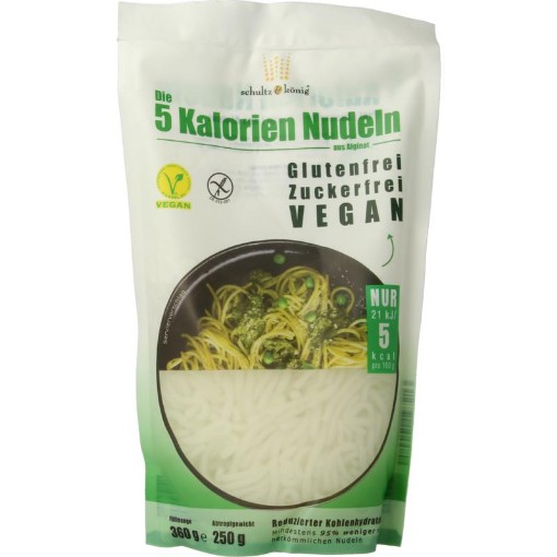 afbeelding van 5 calorieen noedels kelp algin