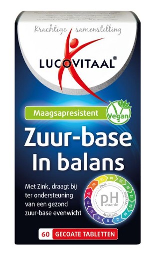 afbeelding van Lucovitaal zuurbase tabletten