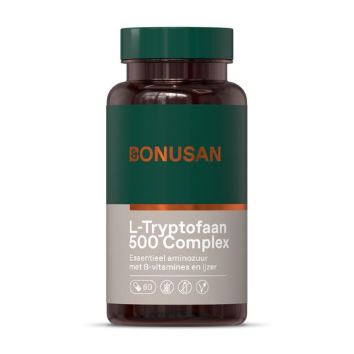 Bonusan L-Tryptofaan 500 mg plus 60 capsules afbeelding