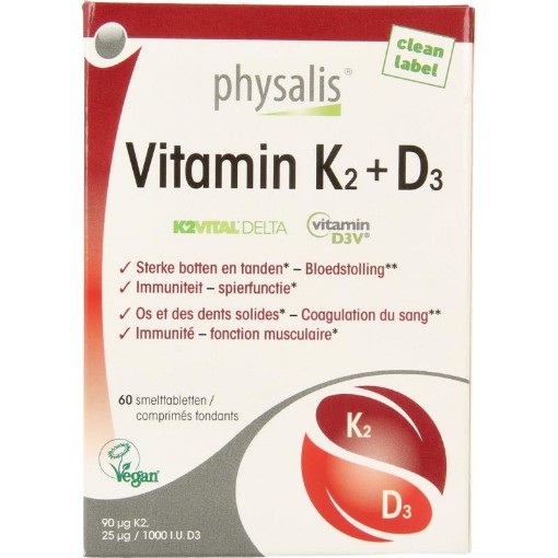 afbeelding van Physalis vitamine k2 + d3