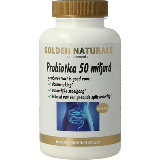 Golden Naturals Probiotica 50 miljard 60 capsules afbeelding