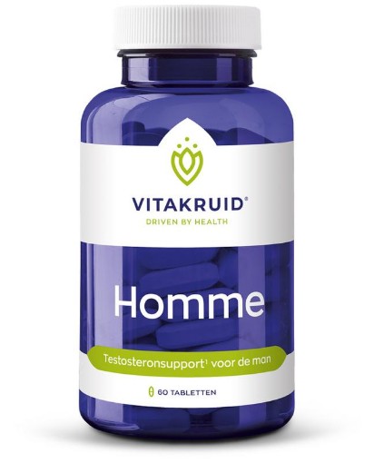 Vitakruid Homme Testosteronsupport voor de Man 60 tabletten afbeelding