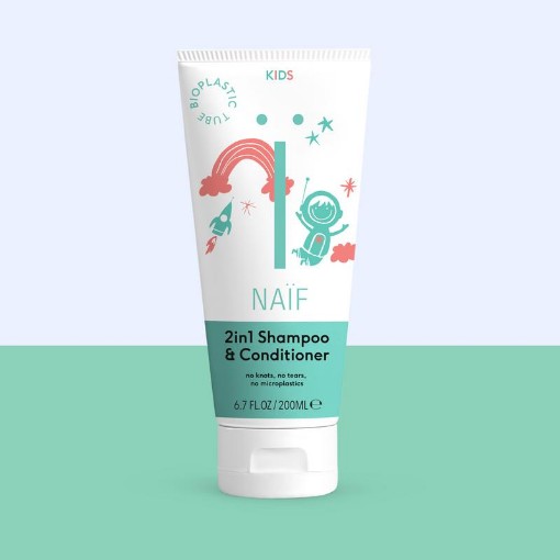 afbeelding van Naif 2in1 shampoo/condit kids