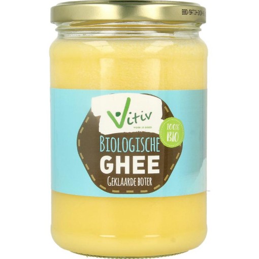 afbeelding van ghee geklaarde boter