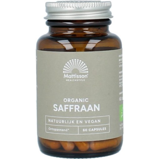 afbeelding van organic saffraan 30 mg matt