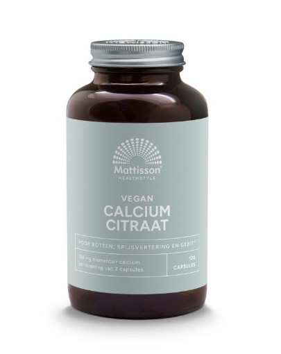afbeelding van calcium citraat 168mg matt