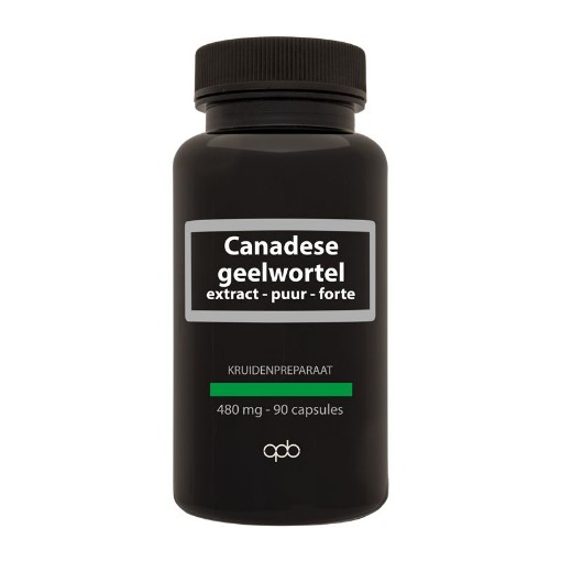 afbeelding van Canadese geelwortel 480 mg puur