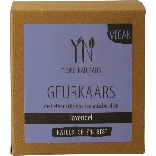 afbeelding van Geurkaars in glas lavendel 20cl