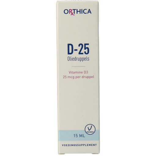Orthica Vitamine D-25 Oliedruppels 15ml afbeelding