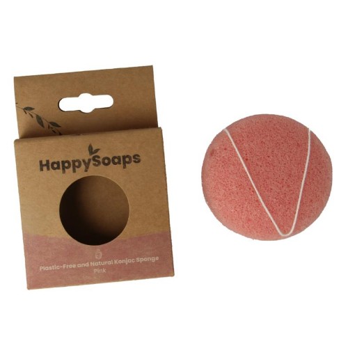 afbeelding van happy konjac spons gev huid