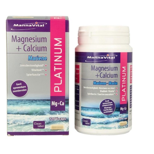 afbeelding van Mariene magnesium + calcium platinum