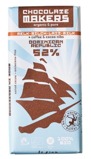 afbeelding van choc makers tres hombres 52% m