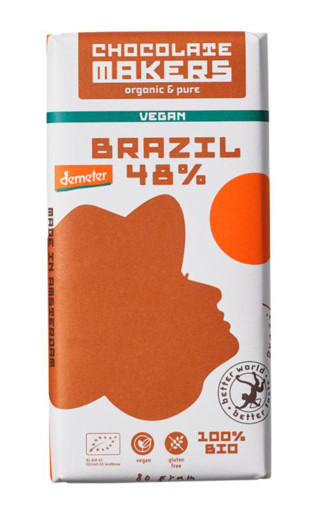 afbeelding van choc makers brazil 48% vegan