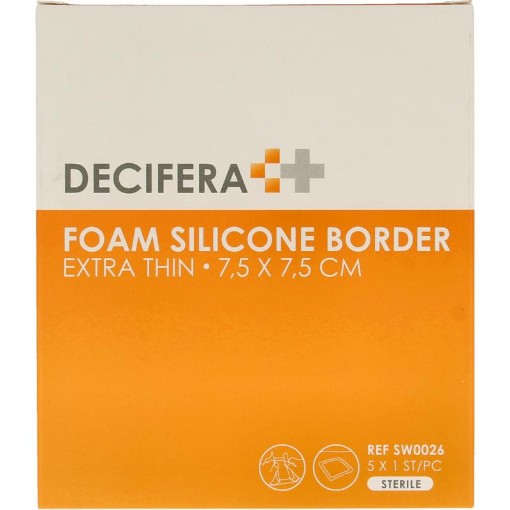 afbeelding van Decifera foam border 7.5x7.5cm