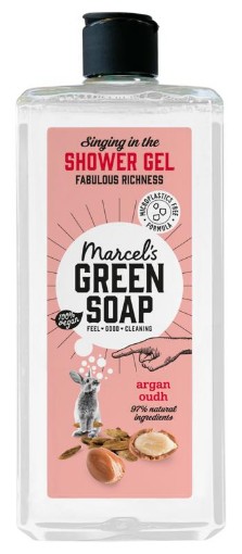 afbeelding van showergel argan & oudh