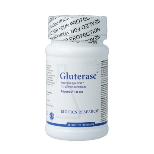 Gluterase Biotics Research 60 tabletten afbeelding