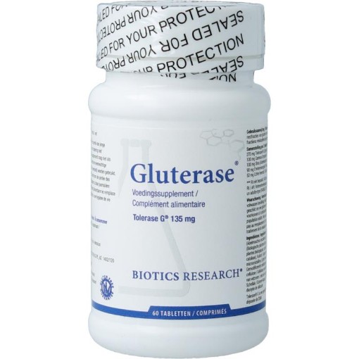 Gluterase Biotics Research 60 tabletten afbeelding