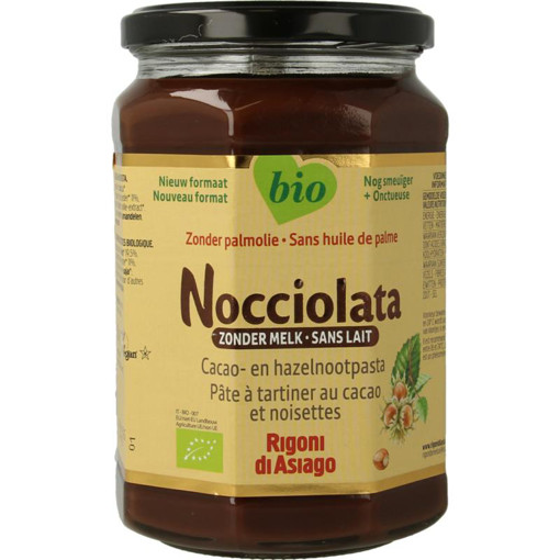 afbeelding van Nocciolata hazelnotenp z melk