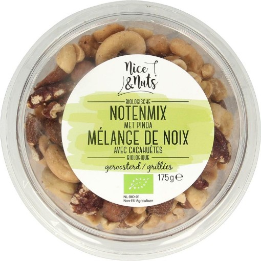 afbeelding van nice&nuts notenmix pinda z z