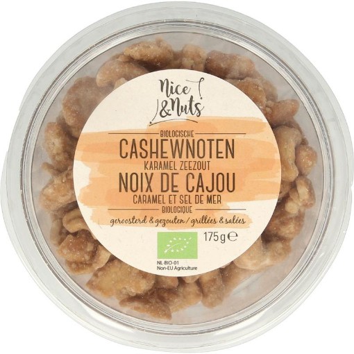 afbeelding van nice&nuts cashewn karam zeezou