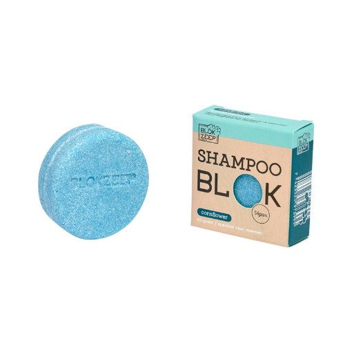 afbeelding van shampoo bar cornflower
