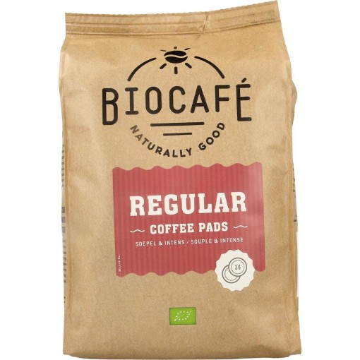 afbeelding van Biocafe coffepads regular