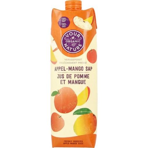 afbeelding van yon appel mango sap bio