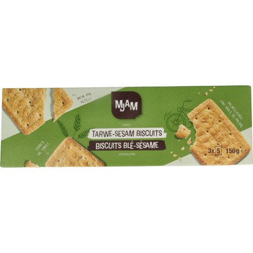 afbeelding van Biscuits tarwe sesam bio