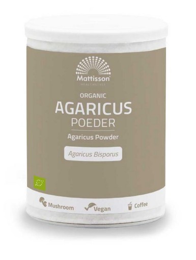 afbeelding van agaricus poeder bio