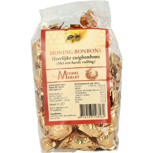 afbeelding van Honing bonbons naturel