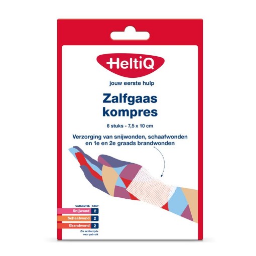 afbeelding van Zalfgaaskompres 7.5 x 10cm